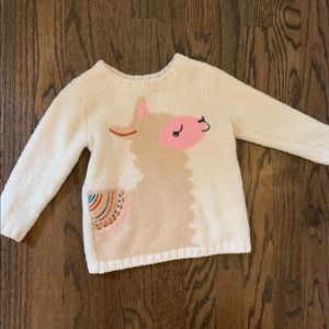 Hanna Anderson Llama sweater